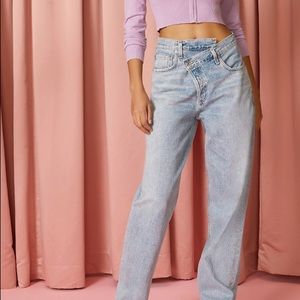 AGOLDE Criss across Upsized Jeans